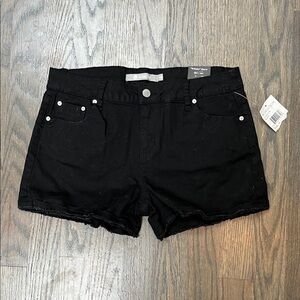Tractr Black kids Denim Cutoff Shorts